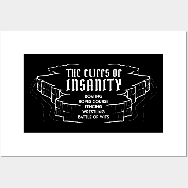 Princess Bride - Visit the Cliffs of Insanity - Inconceivable Wall Art by Barn Shirt USA